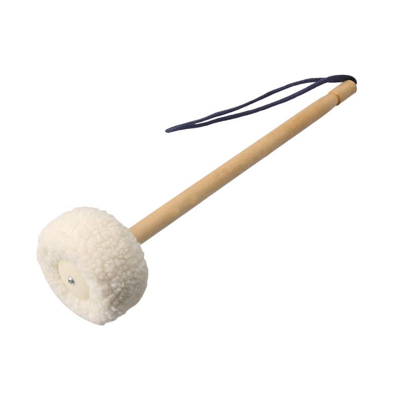 Homeswitch 80mm Head Diameter Gong Mallet Wood Core with Soft Velvet Head Mallet Gong Parts Drumsticks for Percussion - Image 2